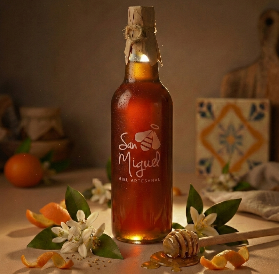 Botella de miel San Miguel de 750ml
